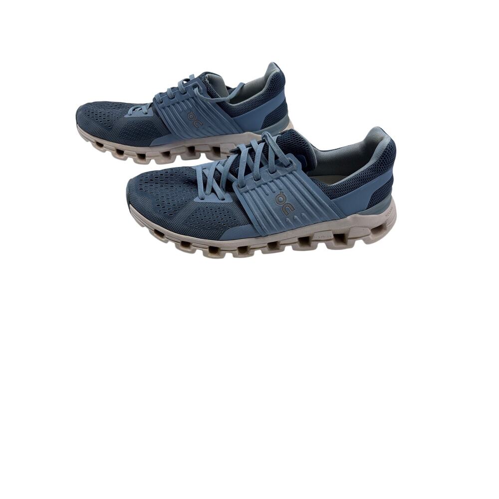 On Cloudswift Women’s Running Shoes Size 10.5 Blue Gray Helion Swiss Engineering